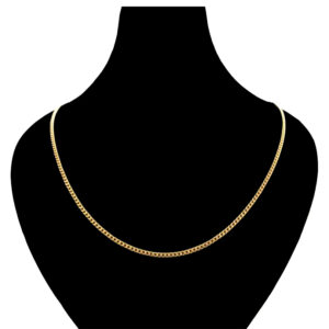 18 carat gold chain for men, good friend, model dk972