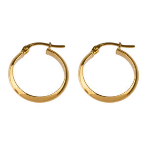 18 carat gold earrings for women, model dk536