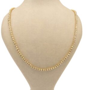 18 carat gold necklace for women, model Alberto