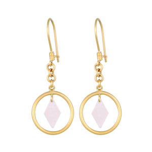 18 carat gold earrings for women code G594