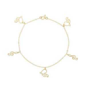 Women's 18-karat gold bracelet, model eln552
