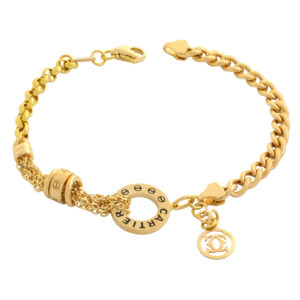 Women's 18-karat gold bracelet, mustajabi gold code CR1