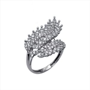 Spring model 18 carat gold ring for women