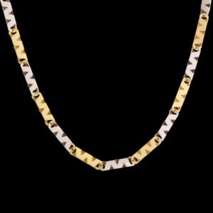 18 carat gold chain for men, mustajabi gold, model MW, code MW60