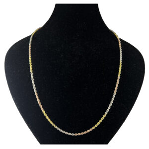 18 carat gold chain for women, model dk577