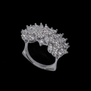 18 carat gold ring for women, Niayesh model