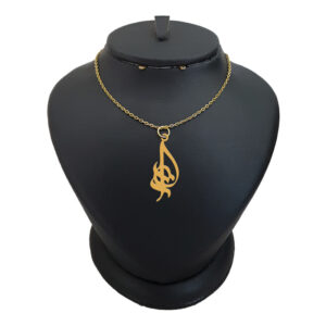 18 carat gold necklace for girls, Leirda, model, name of Roza, code akm 149