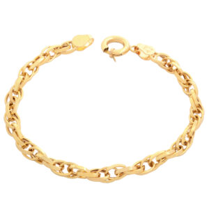 Women's 18-karat gold bracelet, mustajabi gold, code AVA19