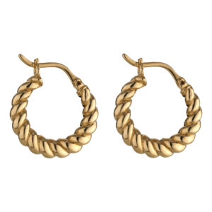 18 carat gold earrings for women Taj model B1011