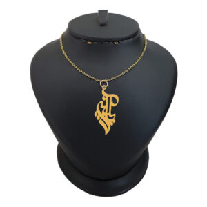 18 carat gold necklace for girls, Leirda, model, name Aileen, code akm 105