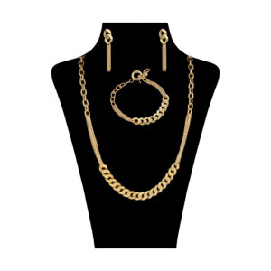 Maya Mahek 18 carat gold half set for women, model MS0555