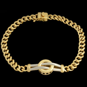 Women's 18 carat gold bracelet, mustajabi gold, Sperlos model, code 6751