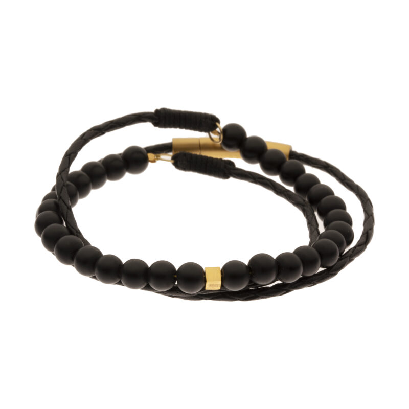 Men's 18 carat gold bracelet Taj model G260