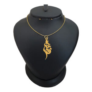 18-carat gold necklace for girls, Lirda, model, name Faeze, code akm 206