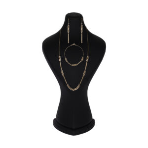 Half set of 18 karat gold for women, model NS14