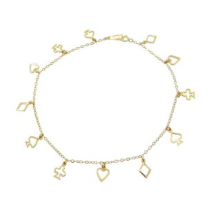 18-karat gold bracelet for women, Kanyar Gallery, model PA8