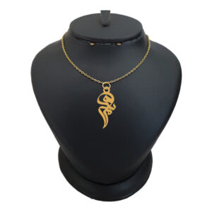18 carat gold necklace for girls, Leirda, Mercedes model, code akm 234