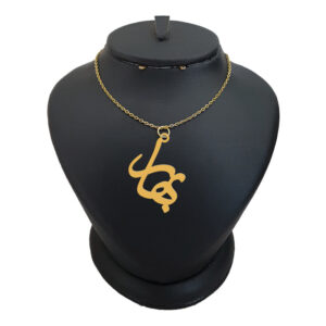 18 carat gold necklace for girls, Leirda, Spring name, code akm 108