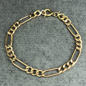 18 carat gold bracelet for men, model dk092