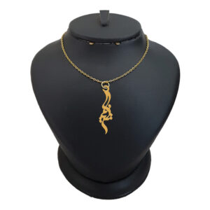 18 carat gold necklace for girls, Leirda, model, name Tina, code akm 127