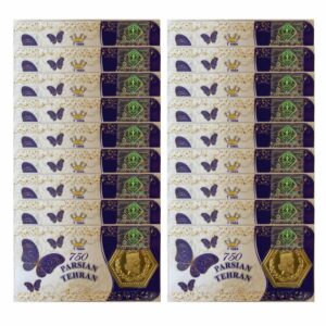 Parsian Tehran 18-carat gold warm coin, model K412, set of 18 pieces
