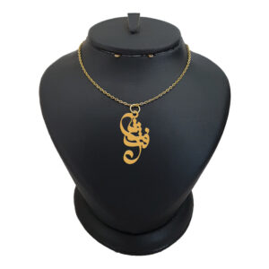18 carat gold necklace for girls, Leirda, model name of Fereshte, code akm 212