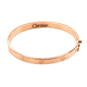 Women's 18 carat gold bangle bracelet love model code 14036