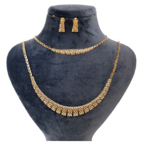 18 carat gold half set for women, Yartala Gallery, Melania model, code SR159-G