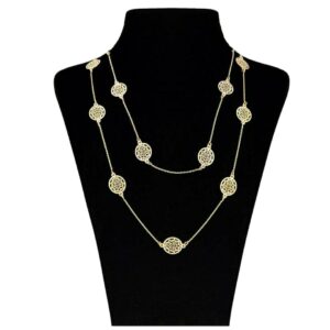 Women's 18 carat gold necklace Ellen Nar model ELMM0508