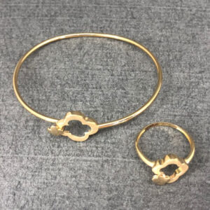 18 carat gold half set for girls, good friend, dk2010 model