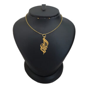 18 carat gold necklace for girls, Lirda, Nazgol model, code akm 258