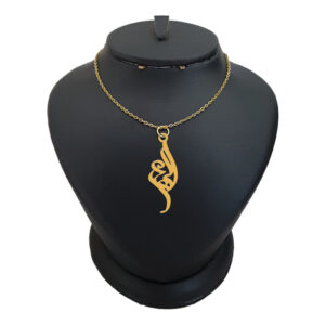 18 carat gold necklace for girls, Leirda, goddess model, code akm 068