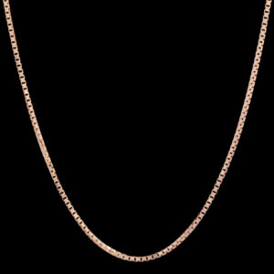 18 carat gold chain for women, mustajabi gold, Venetian model, code 45