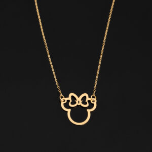 Mickey Mouse gold necklace