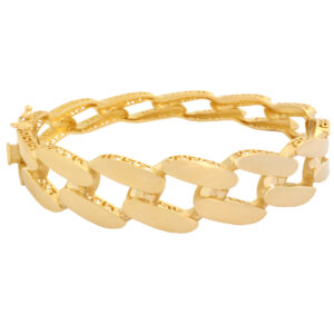 Women's 18 carat gold bangle bracelet Mustajabi code S4