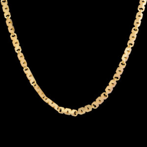 18 carat gold chain for women, mustajabi gold, model MW, code MW1