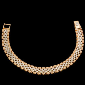 Men's 18-karat gold bracelet, Mustajabi gold, code M11