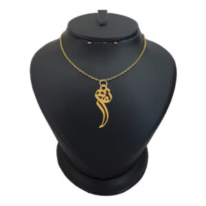 18-karat gold necklace for girls, Leirda, breath model, code akm 268