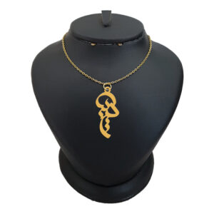 18 carat gold necklace for girls, Leirda, model, name Diba, code akm 145