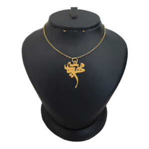 18 carat gold necklace for girls, Lirda, model, name Mahdia, code akm 248