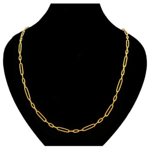 18 carat gold chain for men, good friend, model dk973