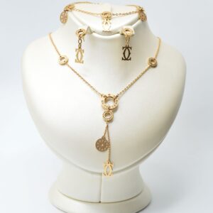 Women's 18 carat gold half set, rain model