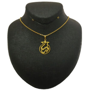 18 carat gold necklace for girls, Lirda, model, name Mehrsa, code akm 249