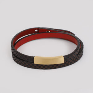 Men's 18 carat gold bracelet Taj model G258