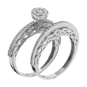 Maya Mahek 18 carat gold ring and ring back set for women, model MR0922