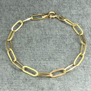 18 carat gold bracelet for men, model dk093