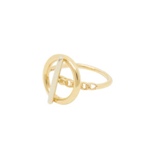 18 carat gold ring for women, Tiffany model J0037