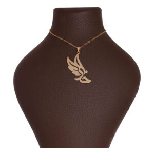 18-carat gold necklace for girls, Lirda, model, name: Hina, code: akm 134