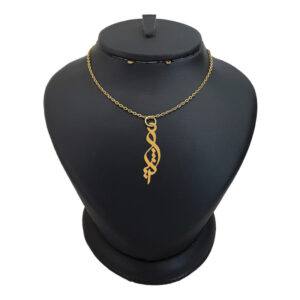 18 carat gold necklace for girls, Lirda, model, name Soraya, code akm 128
