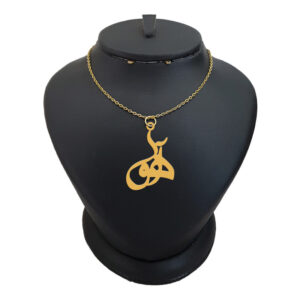 18 carat gold necklace for girls, Leirda, deer model, code akm 095